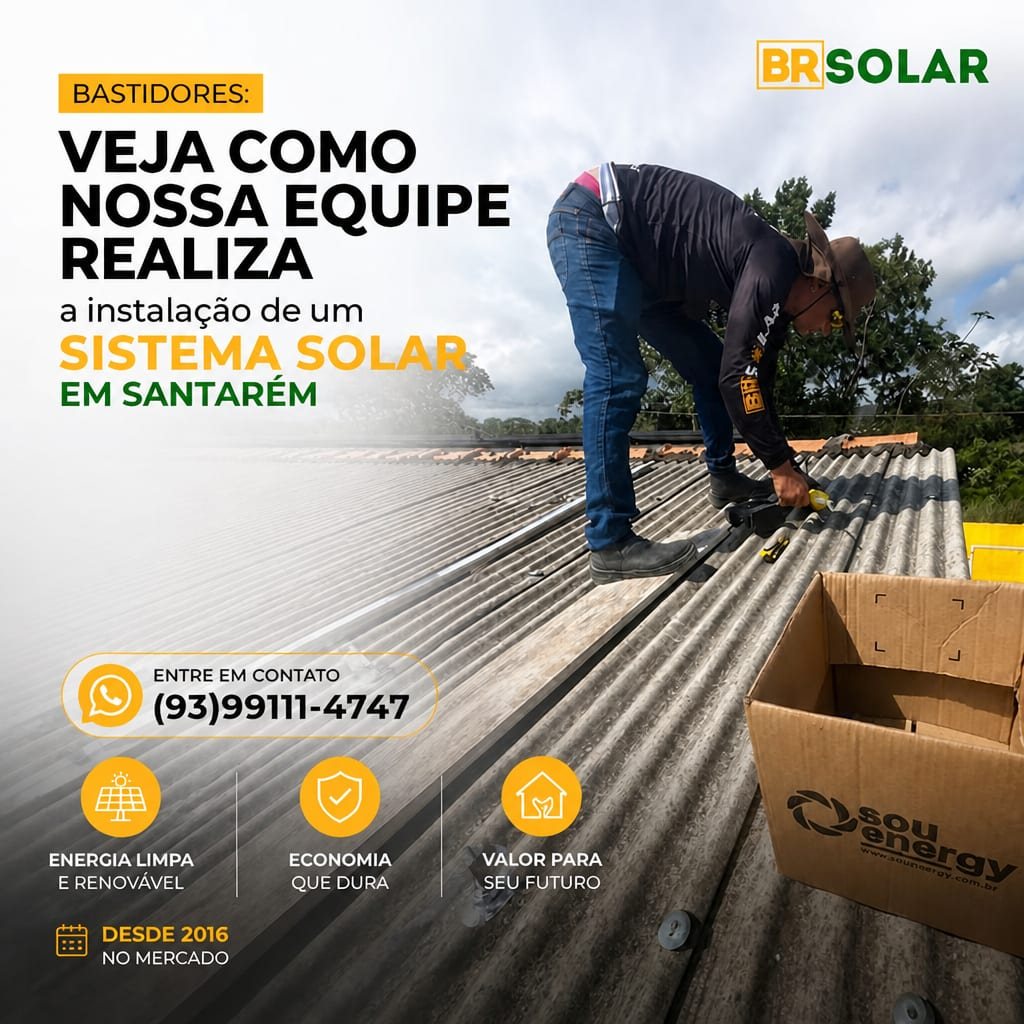 Registro publicado pela BR Solar